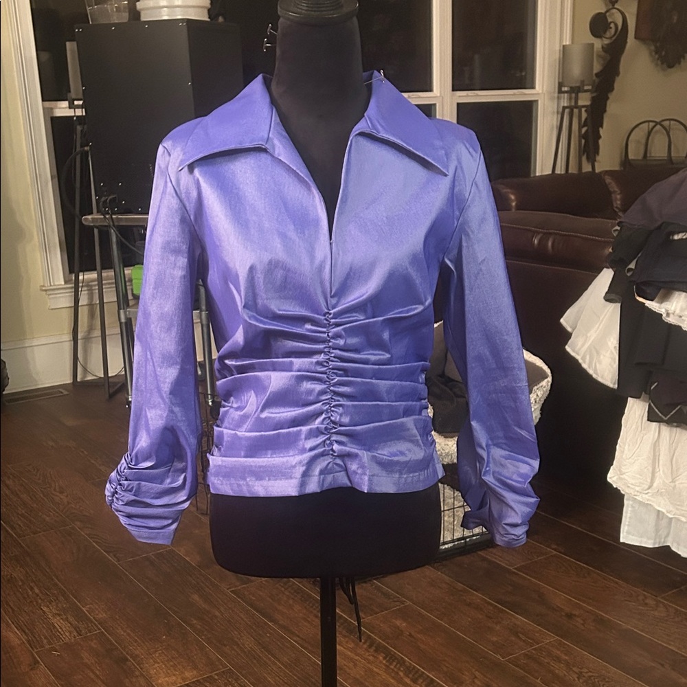 Tadashi Sz 12  Purple Metallic Jacket GUC